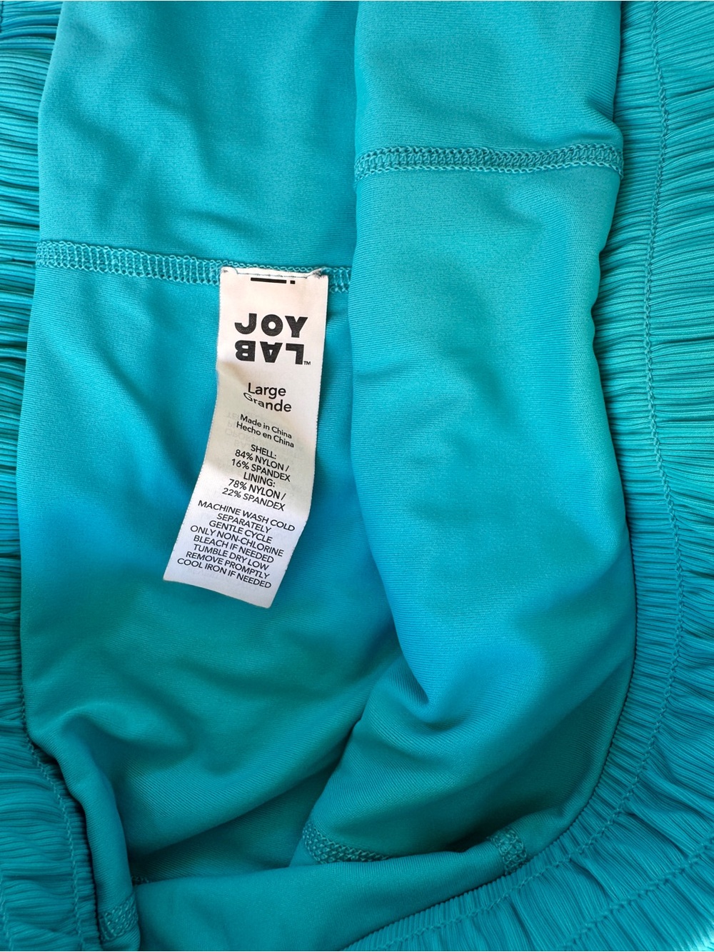 JoyLab Teal Athletic Shorts - Picture 4 of 4